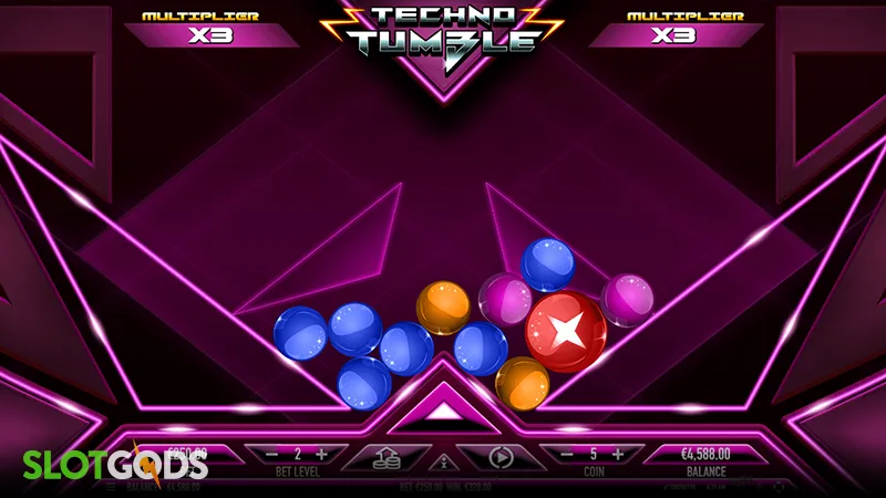 Techno Tumble Slot - Screenshot 2