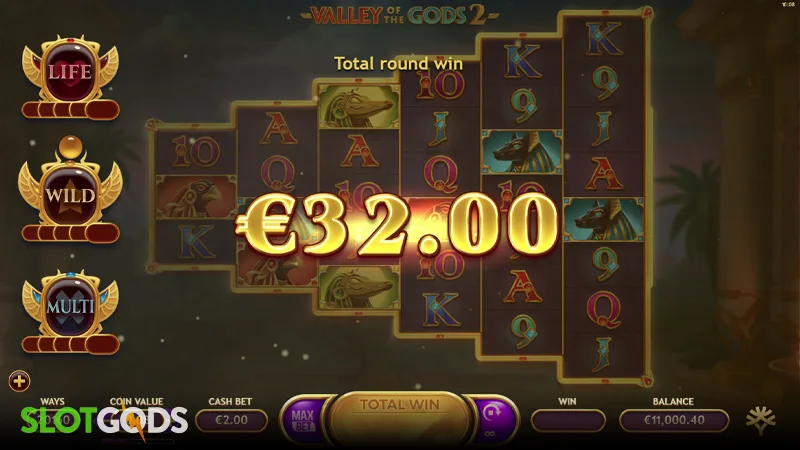 Valley of the Gods 2 Slot - Screenshot 4