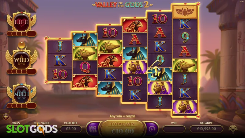 Valley of the Gods 2 Slot - Screenshot 3