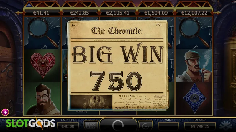Holmes and the Stolen Stones Slot - Screenshot 4