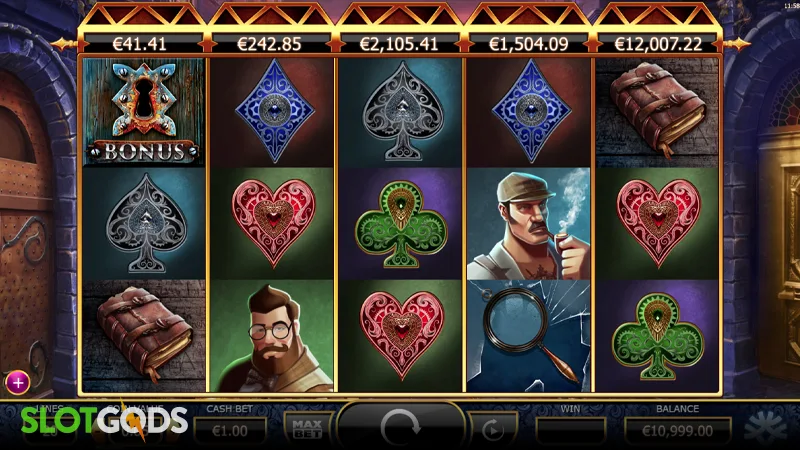 Holmes and the Stolen Stones Slot - Screenshot 