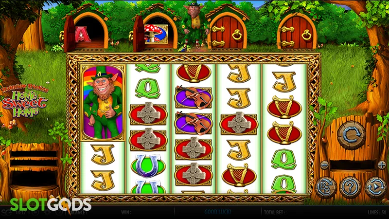 Rainbow Riches Home Sweet Home Slot - Screenshot 