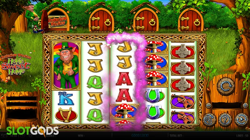 Rainbow Riches Home Sweet Home Slot - Screenshot 2