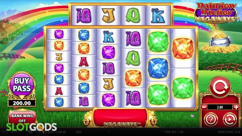 Rainbow Riches Megaways Slot - Screenshot 