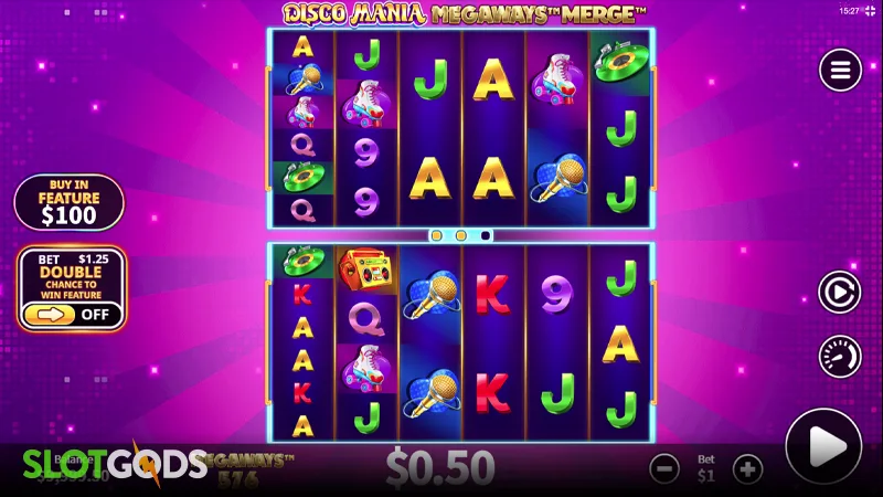 Disco Mania Megaways Merge Slot - Screenshot 