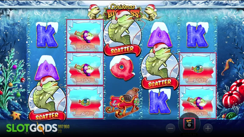 Christmas Big Bass Bonanza Slot - Screenshot 
