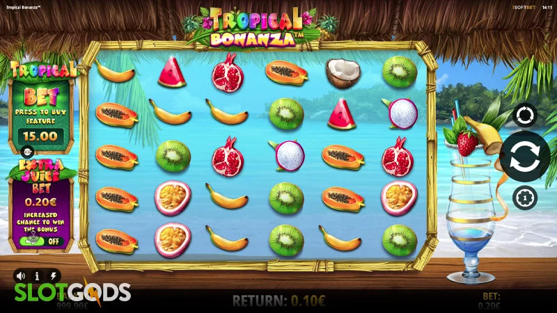 Tropical Bonanza Slot - Screenshot 2