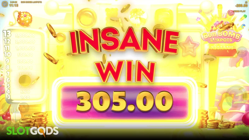 Bon Bomb Luxpots Slot - Screenshot 4
