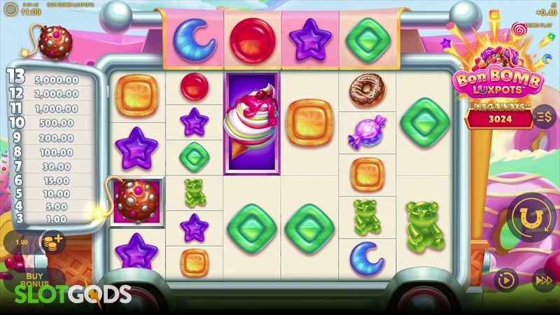 Bon Bomb Luxpots Slot - Screenshot 