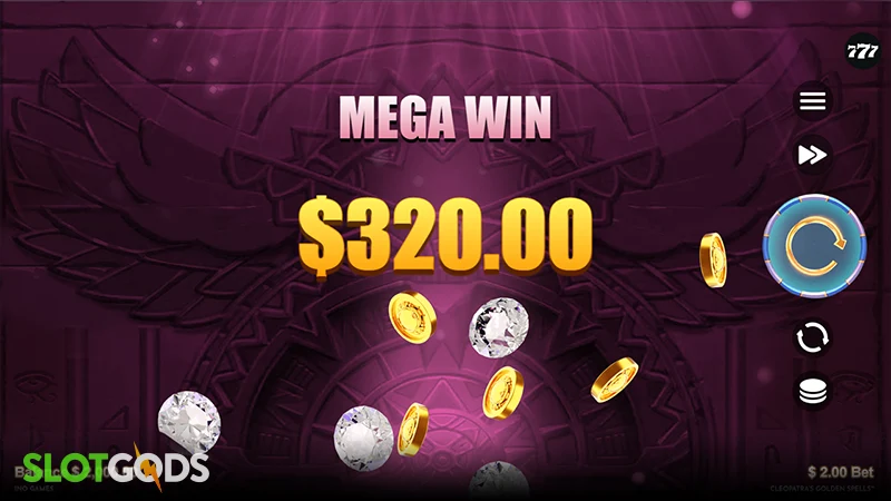 Cleopatra's Golden Spells Slot - Screenshot 4