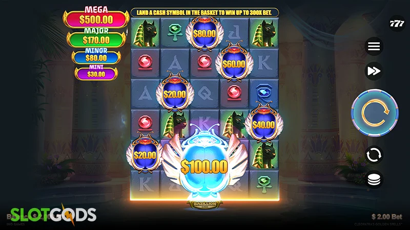 Cleopatra's Golden Spells Slot - Screenshot 2