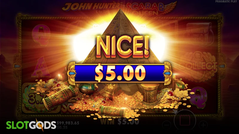 John Hunter Tomb of the Scarab Queen Slot - Screenshot 3