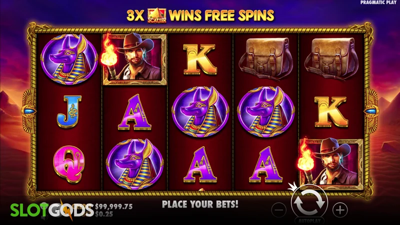 John Hunter Tomb of the Scarab Queen Slot - Screenshot 