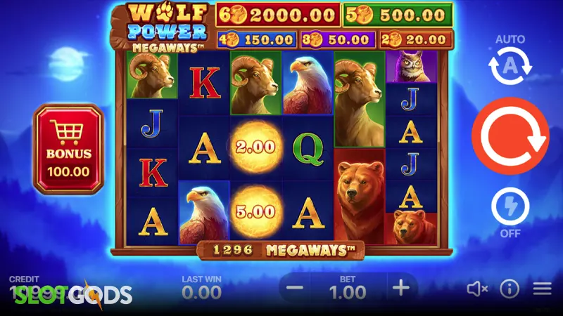 Wolf Power Megaways Slot - Screenshot 