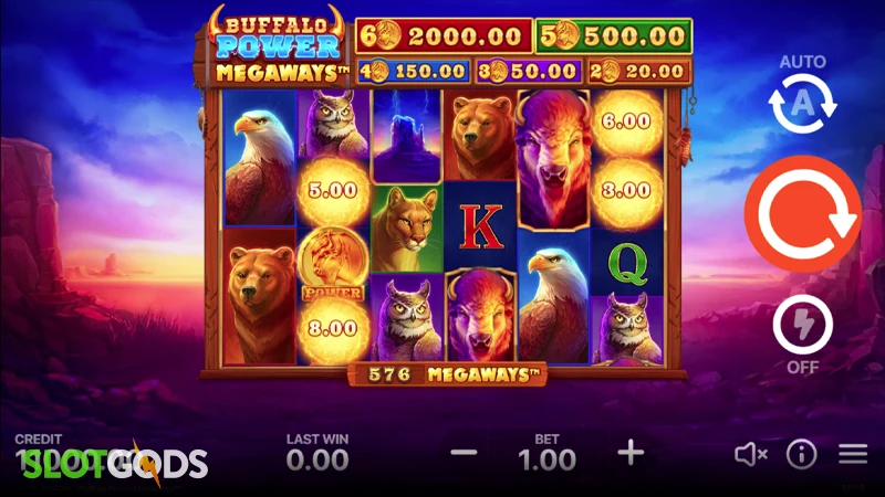 Buffalo Power Megaways Slot - Screenshot 