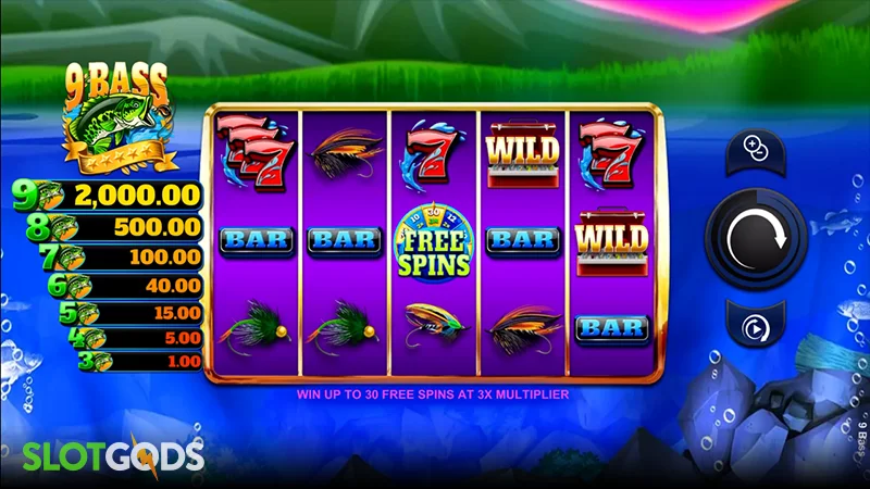 9 Bass Slot - Screenshot 