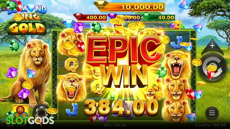 Diamond King Gold Slot - Screenshot 4