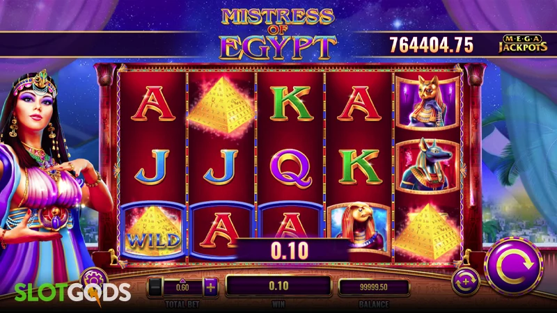 Mistress of Egypt MegaJackpots Slot - Screenshot 