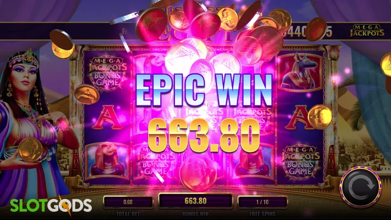 Mistress of Egypt MegaJackpots Slot - Screenshot 4