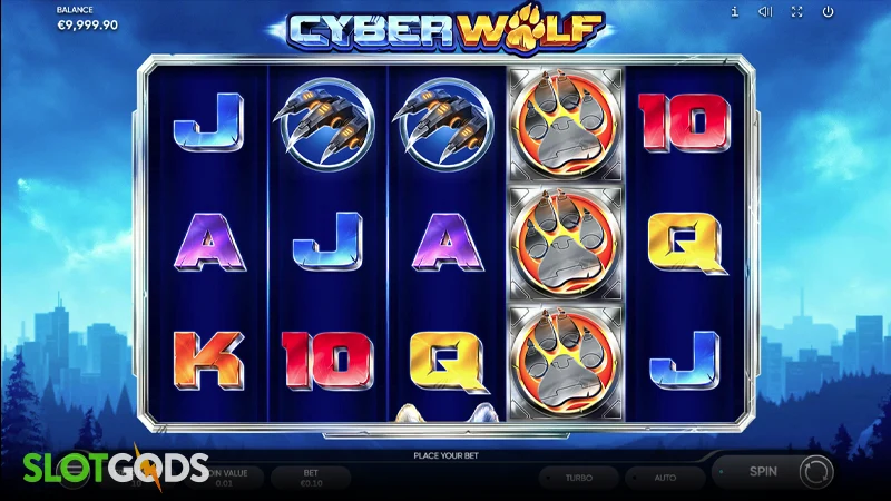 Cyber Wolf Slot - Screenshot 