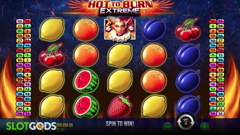 Hot to Burn Extreme Slot - Screenshot 