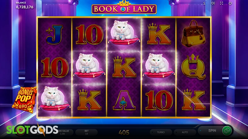 Book of Lady Slot - Screenshot 