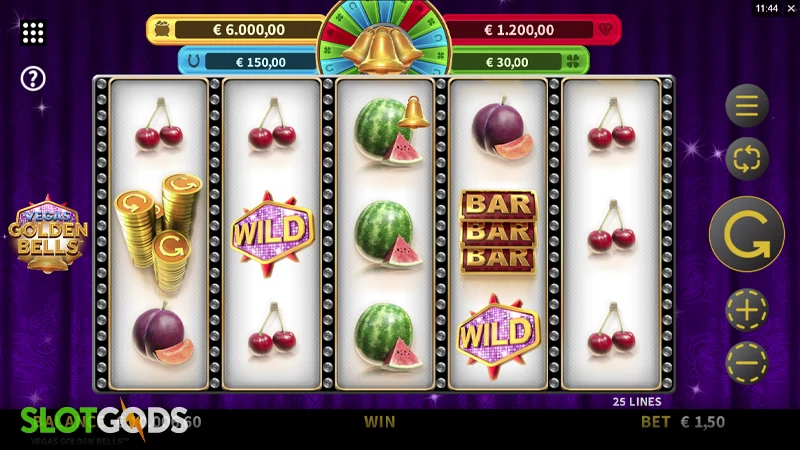 Vegas Golden Bells Slot - Screenshot 
