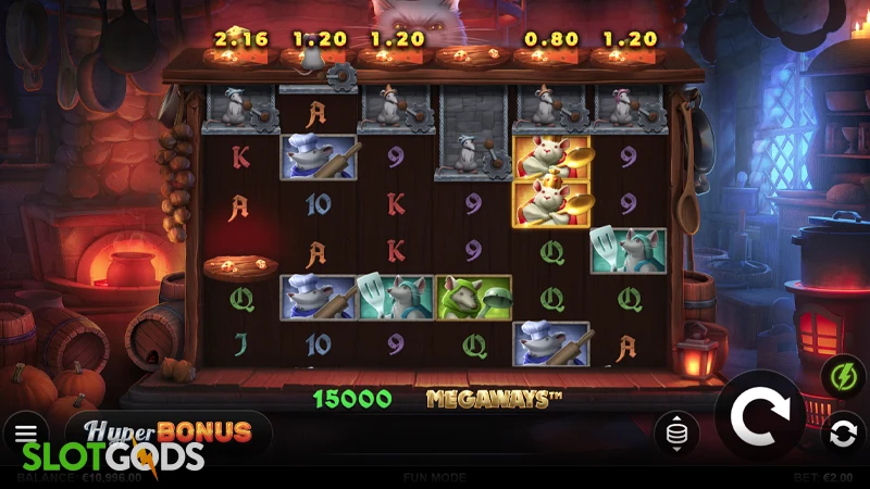Rumble Ratz Megaways Slot - Screenshot 