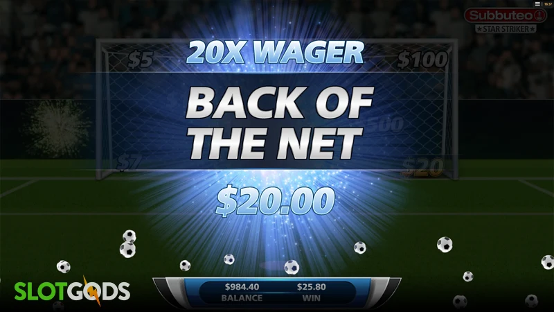 Subbuteo Star Striker Slot - Screenshot 4