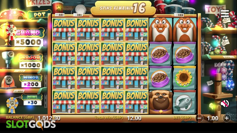 Prized Pets Gigablox Slot - Screenshot 3