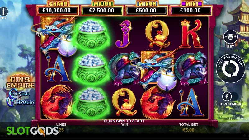 Qin's Empire: Celestial Guardians Slot - Screenshot 
