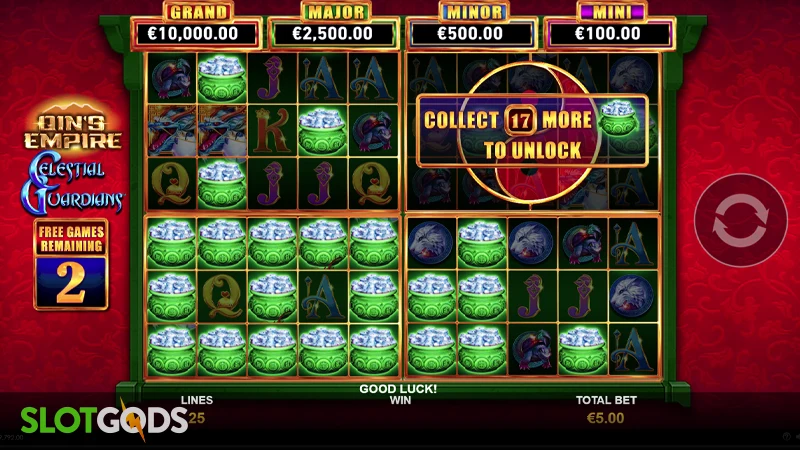 Qin's Empire: Celestial Guardians Slot - Screenshot 4