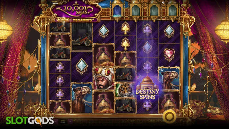 10,001 Nights Megaways Slot - Screenshot 