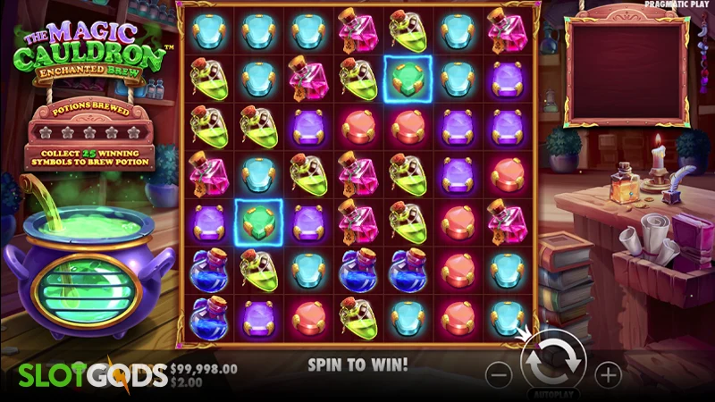 The Magic Cauldron: Enchanted Brew Slot - Screenshot 
