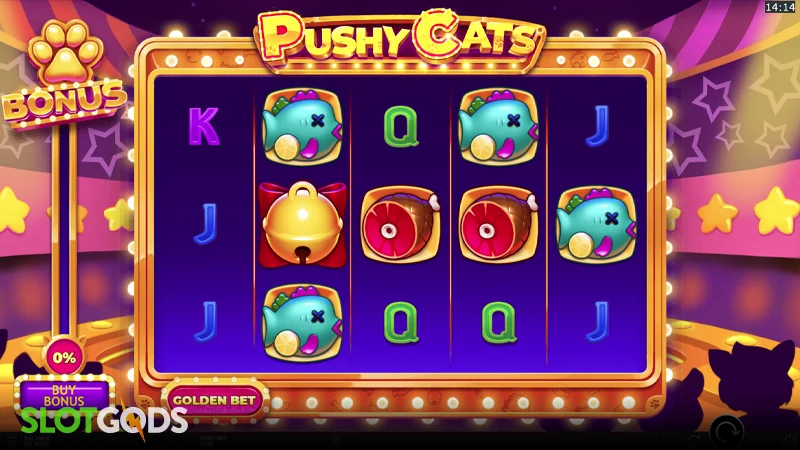 Pushy Cats Slot - Screenshot 
