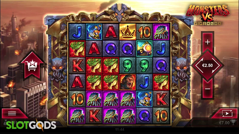 Monsters vs Gigablox Slot - Screenshot 
