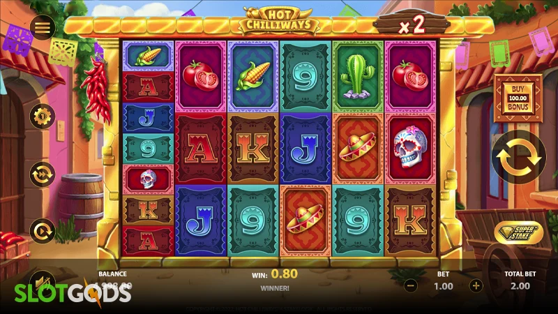 Hot Chilliways Slot - Screenshot 2