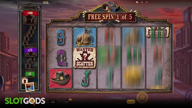 Wanted Wildz Slot - Screenshot 3