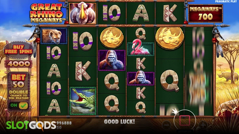 Great Rhino Megaways Slot - Screenshot 3