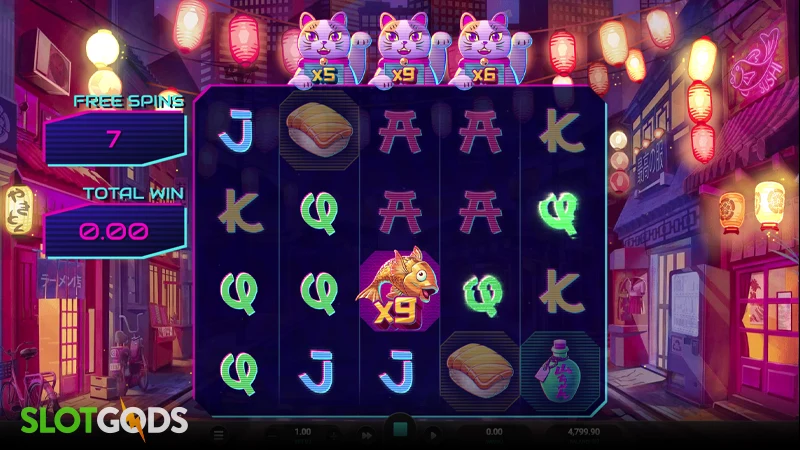 Neko Night: Dream Drop Slot - Screenshot 2