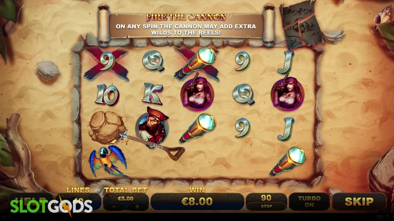 Plunder Ahoy! Thundershots Slot - Screenshot 2