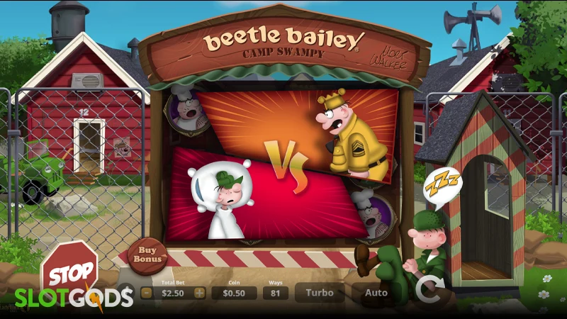 Beetle Bailey Slot - Screenshot 