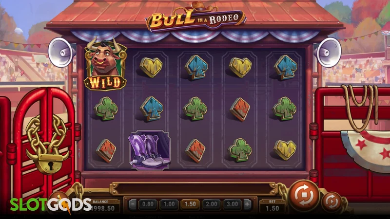 Bull in a Rodeo Slot - Screenshot 