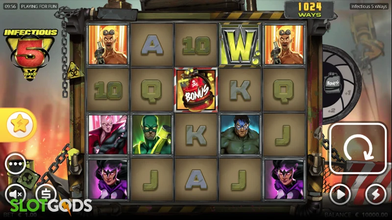 Infectious 5 xWays Slot - Screenshot 