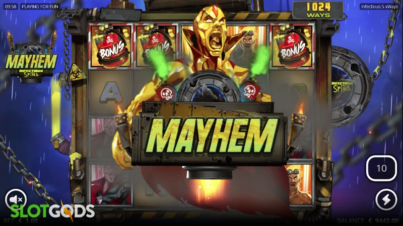 Infectious 5 xWays Slot - Screenshot 2