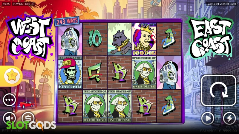 East Coast vs West Coast Slot - Screenshot 