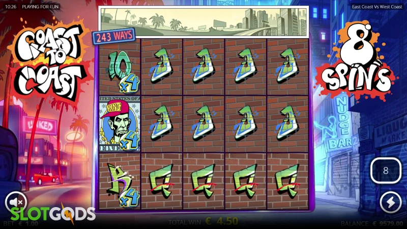 East Coast vs West Coast Slot - Screenshot 3