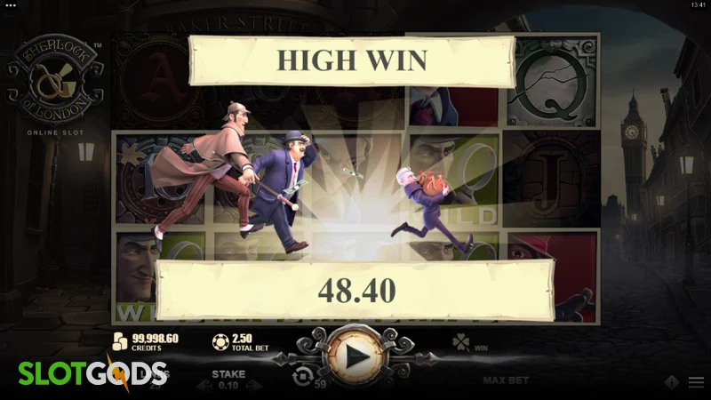 Sherlock of London Slot - Screenshot 4