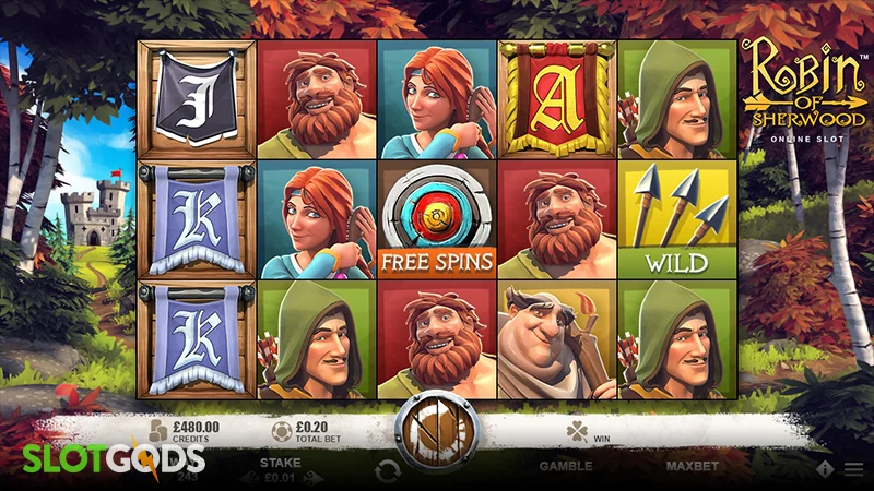 Robin of Sherwood Slot - Screenshot 