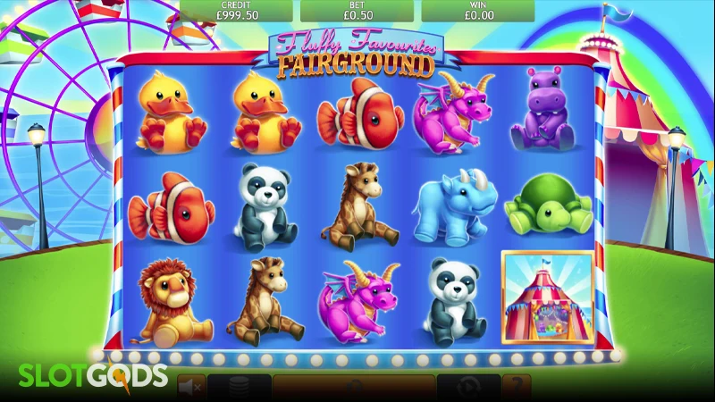 Fluffy Favourites Fairground Slot - Screenshot 